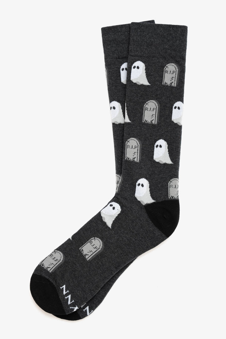Boo Ghost Halloween Carded Cotton Sock by Alynn