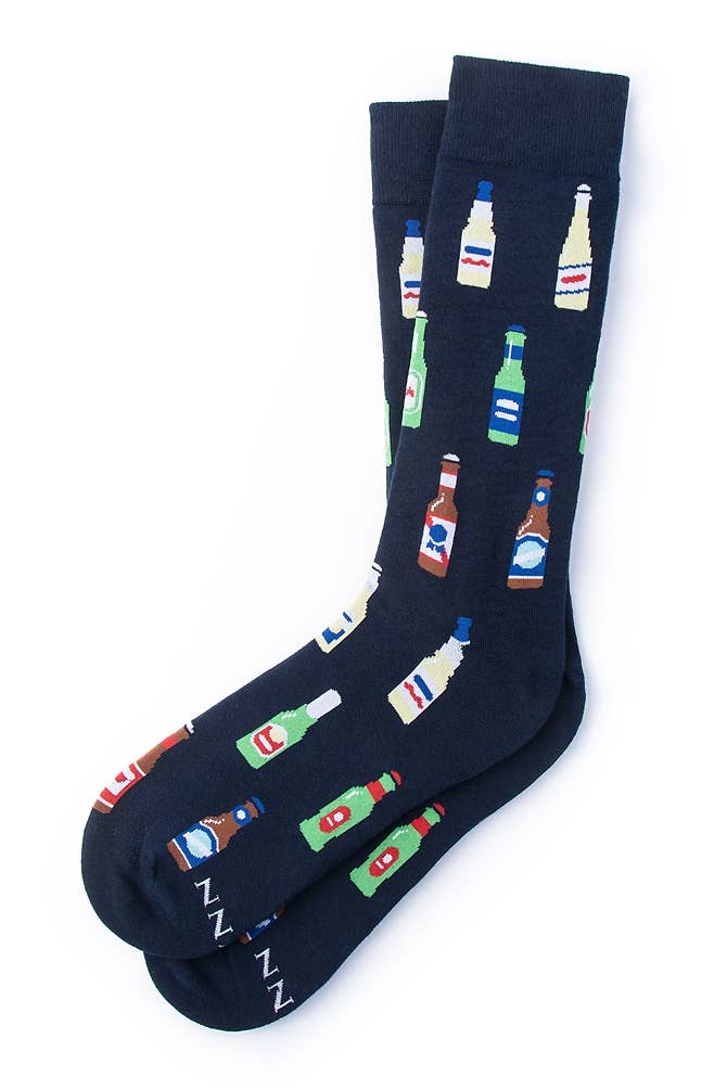 Beer Me Sock - Carded Cotton Socks by Alynn