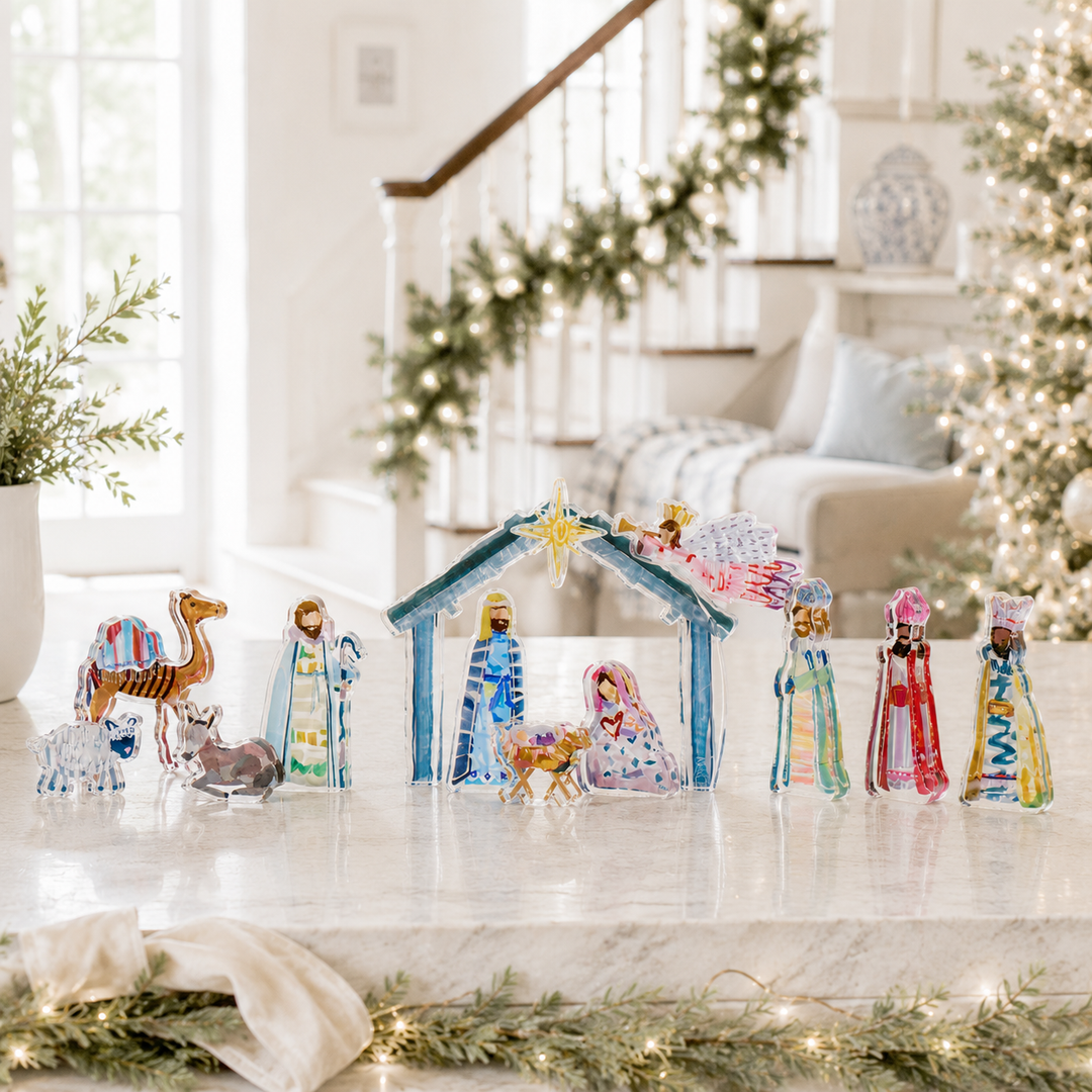 The Collected Nativity Set - Complete Scene