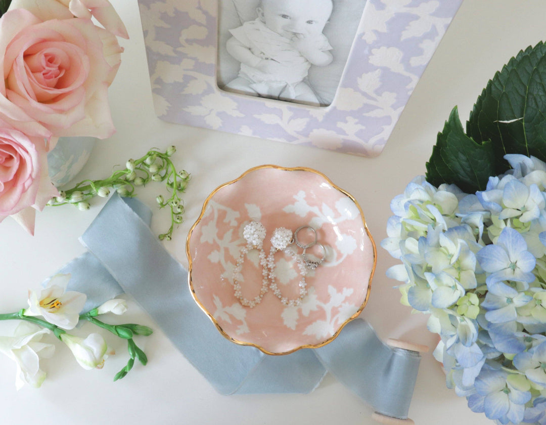 Chinoiserie Dreams Photo Frame - Cherry Blossom Pink