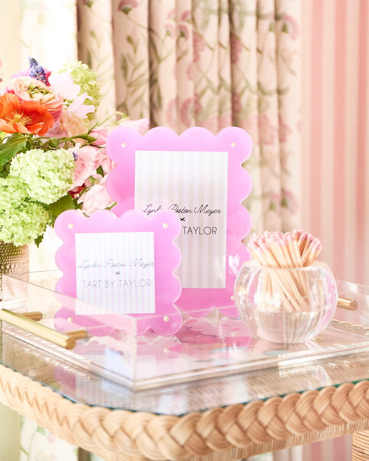 Fuchsia Mini Acrylic Picture Frame