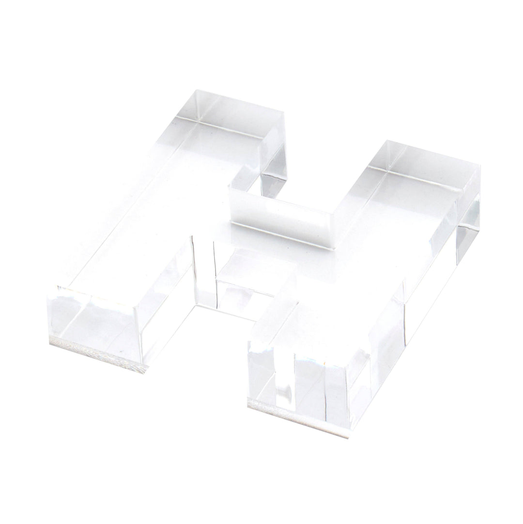 Clear H Acrylic Napkin Weight
