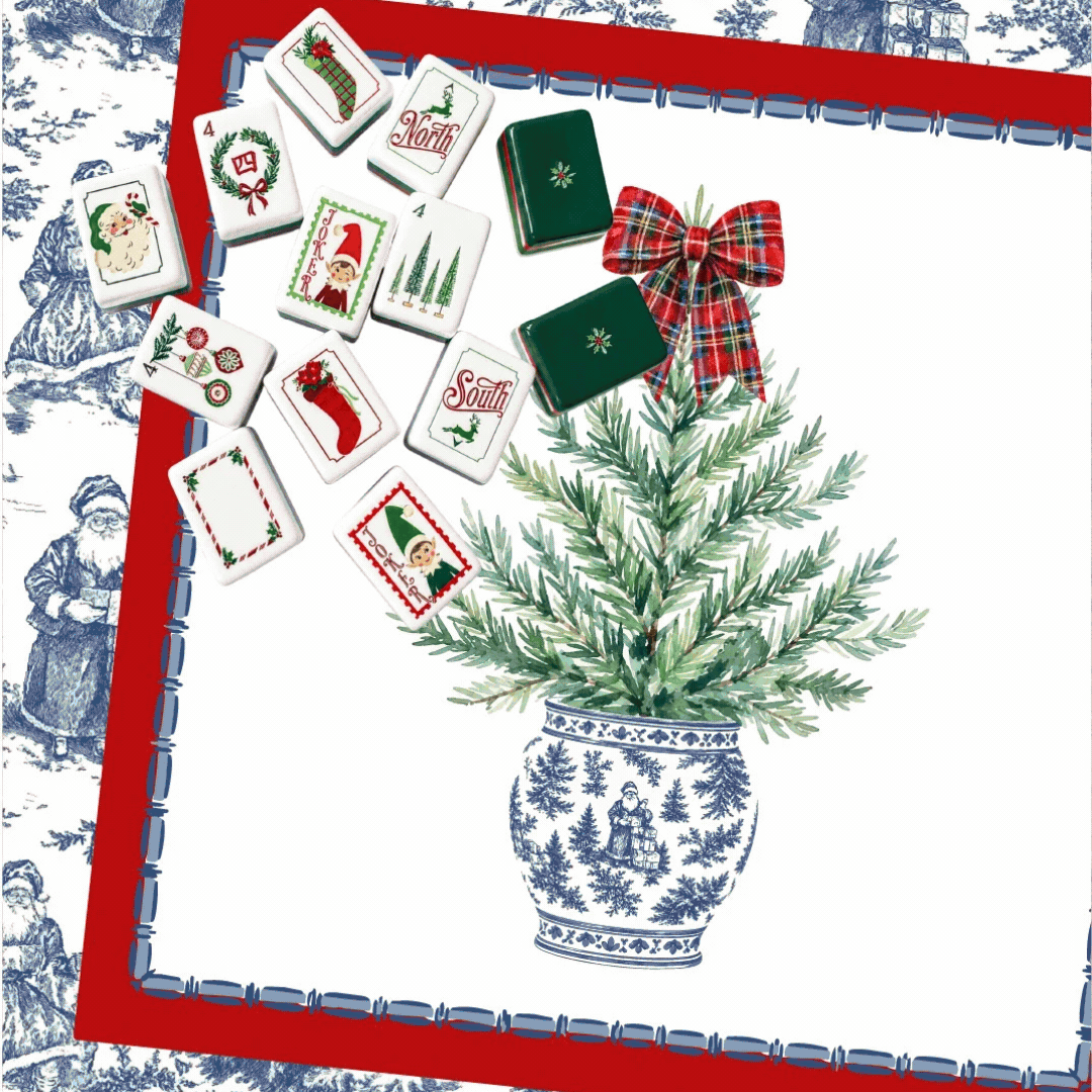 Dear Santa Mahjong Tile Set