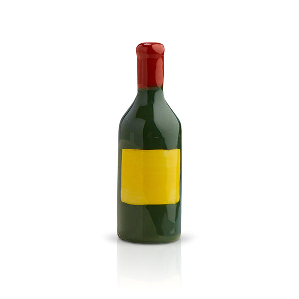 From the Vine Mini by Nora Fleming — hand-painted ceramic wine bottle and glass