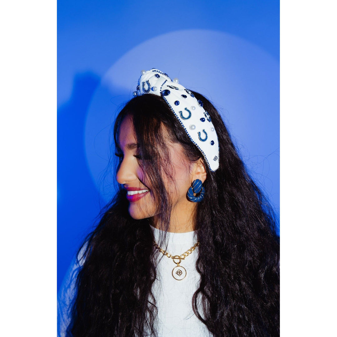 Indianapolis Colts White Logo Headband