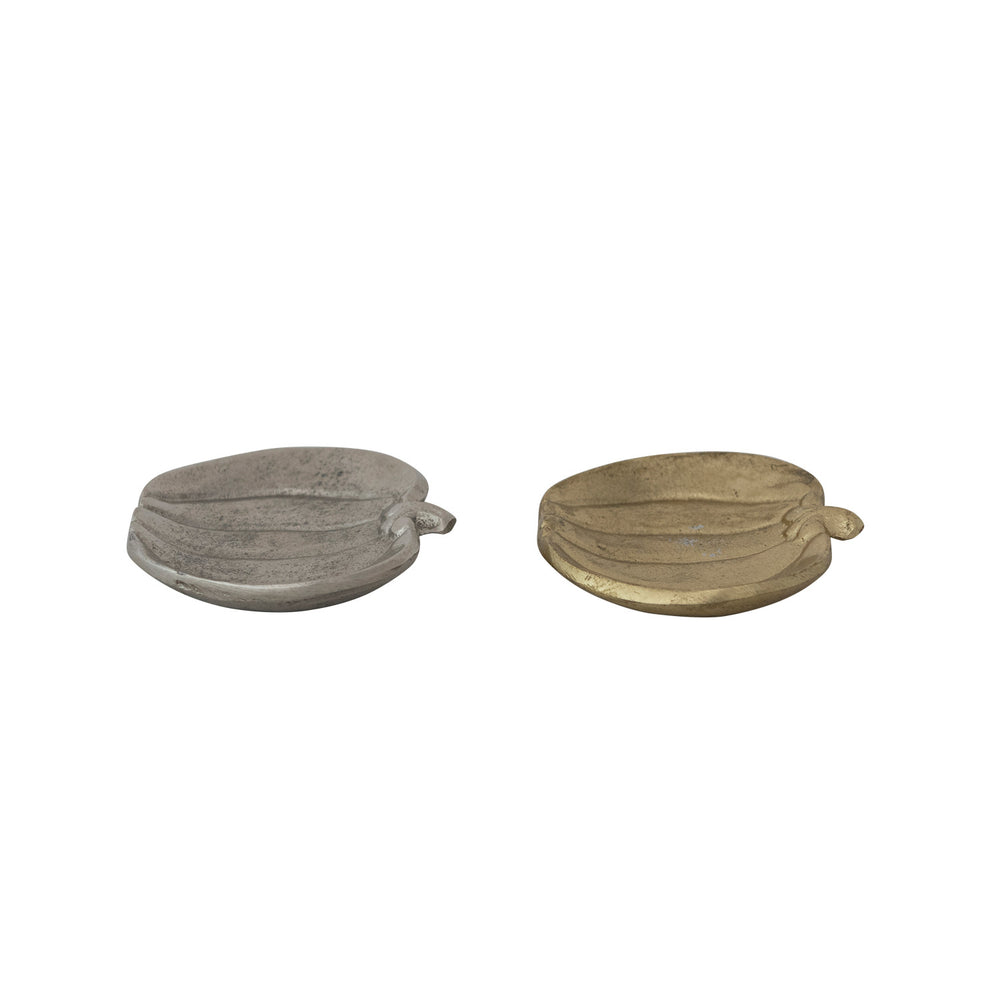 Cast Aluminum Pumpkin Shaped Dish, 2 Finishes, view 2
