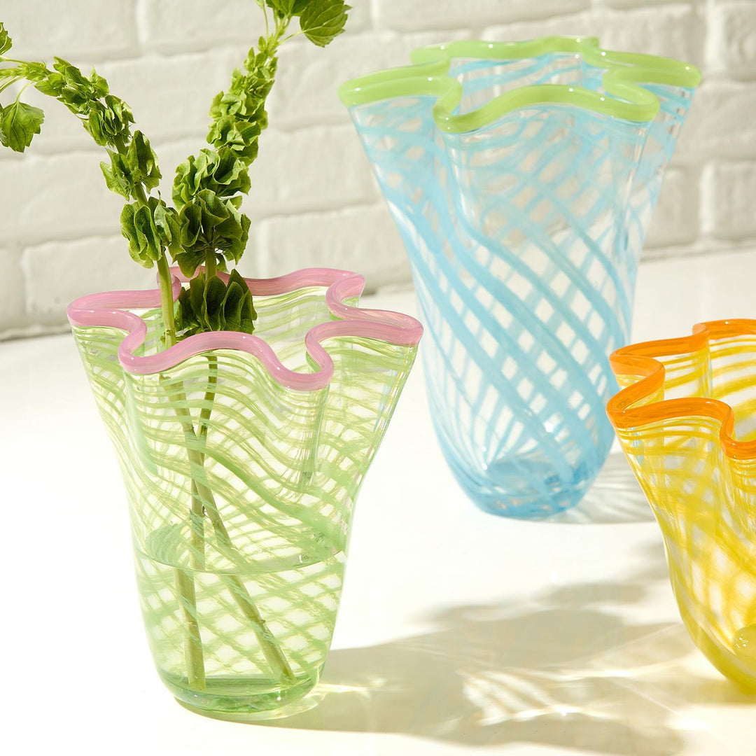 Rialto Swirl Flare Vase - 2 Styles