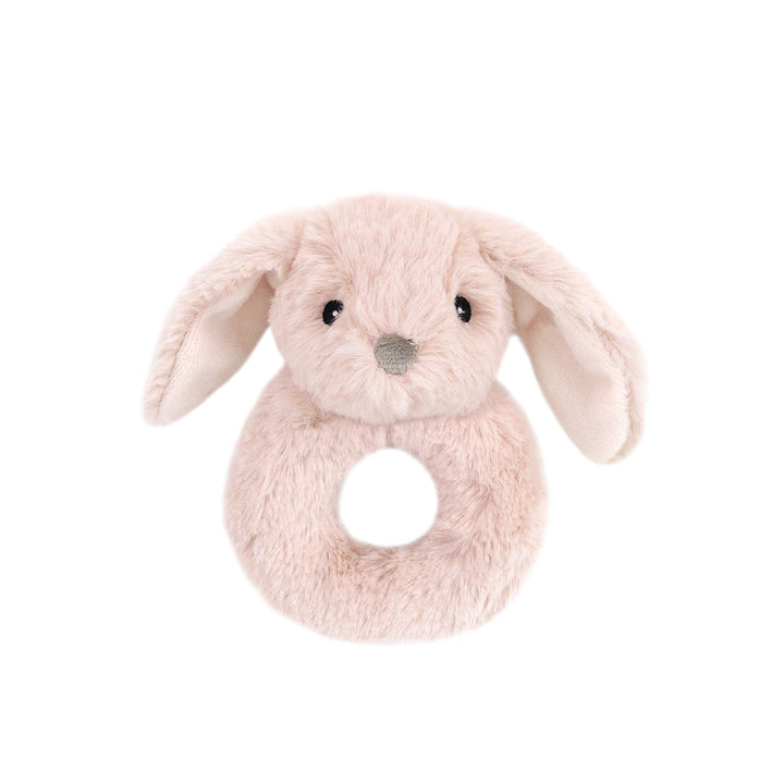Faith Bunny Fur Rattle - 2 Colors