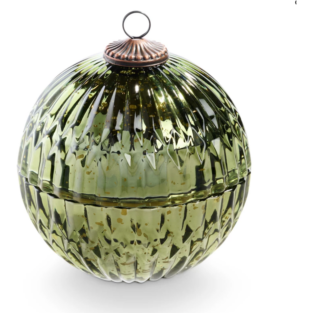 Green Balsam & Cedar Mercury Ornament Candle