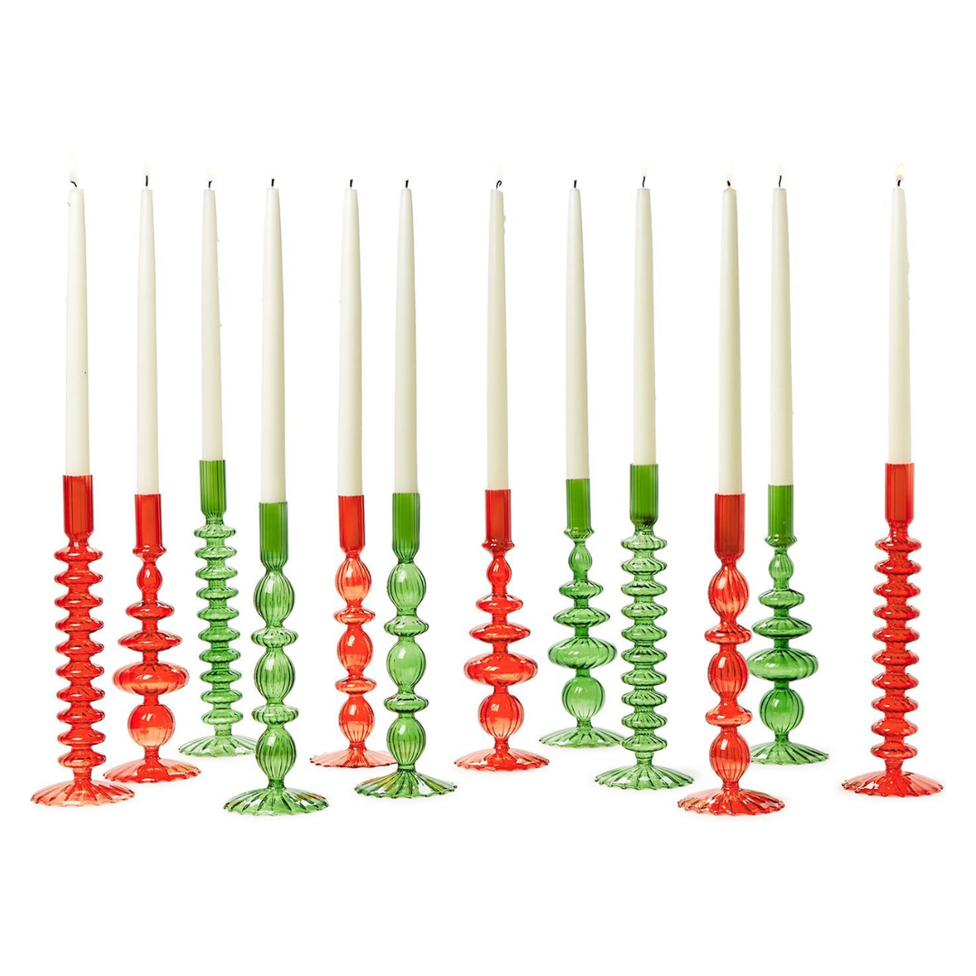 Glass Blown Candlesticks