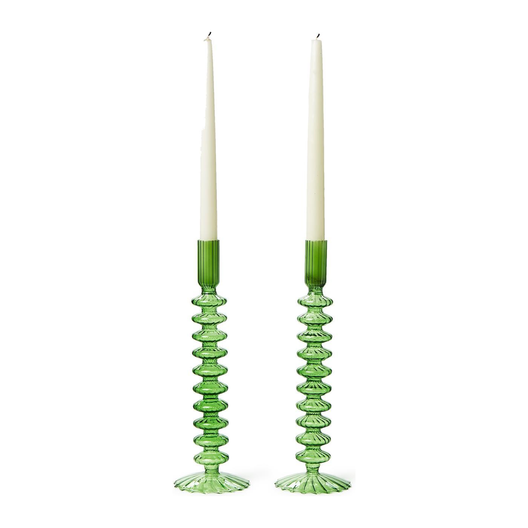 Glass Blown Candlesticks