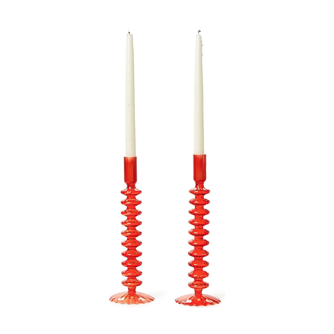 Glass Blown Candlesticks