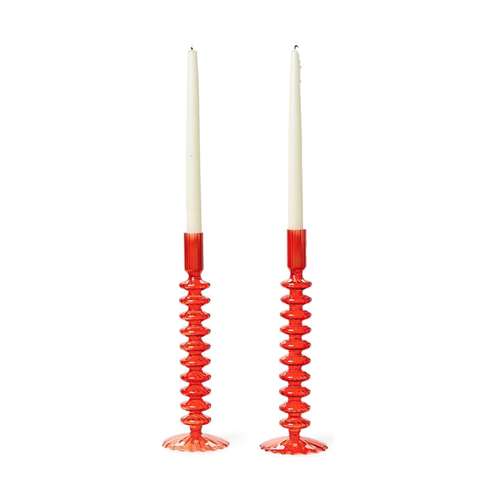 Glass Blown Candlesticks