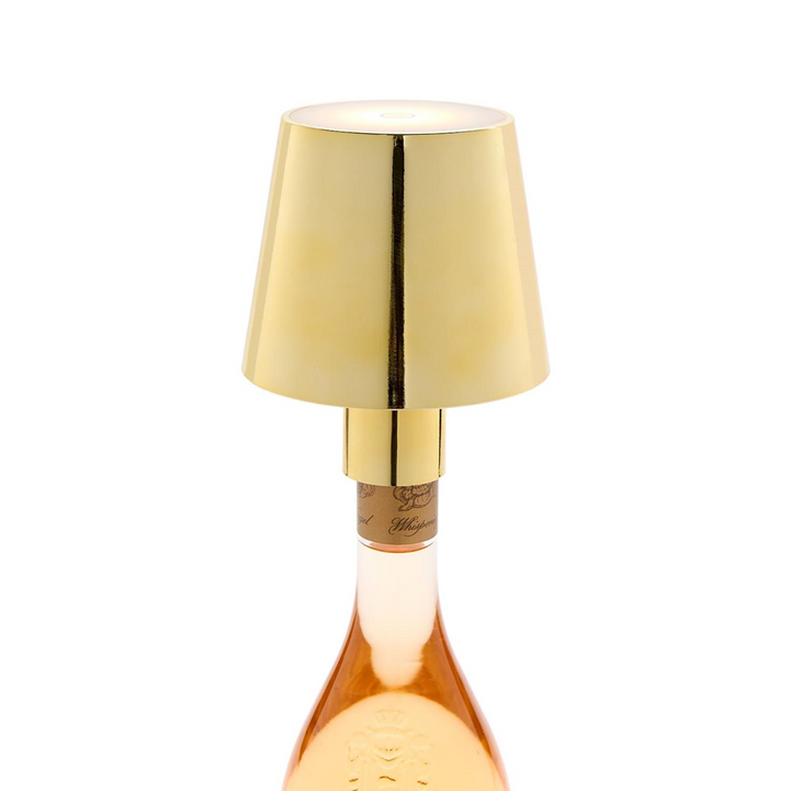 LED Cordless Bottle Lampshade with Stopper Attachment