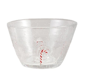 Glass Bowl with Embedded Holiday Icon, view 5
