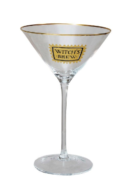 10 oz. Cocktail Glass with Halloween Saying, 4 Styles, view 4