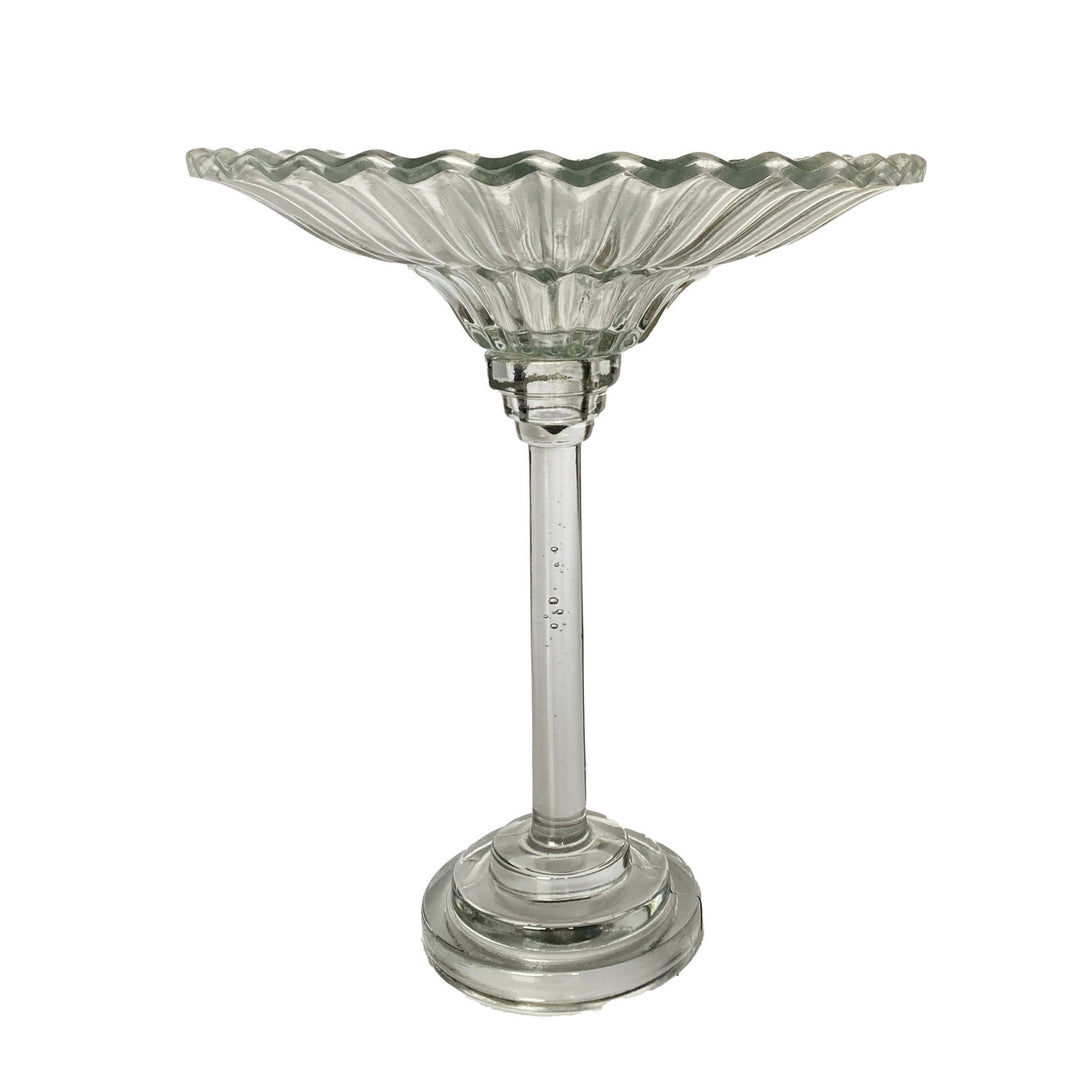 Pressed Glass Pedestal Bowl, view 8