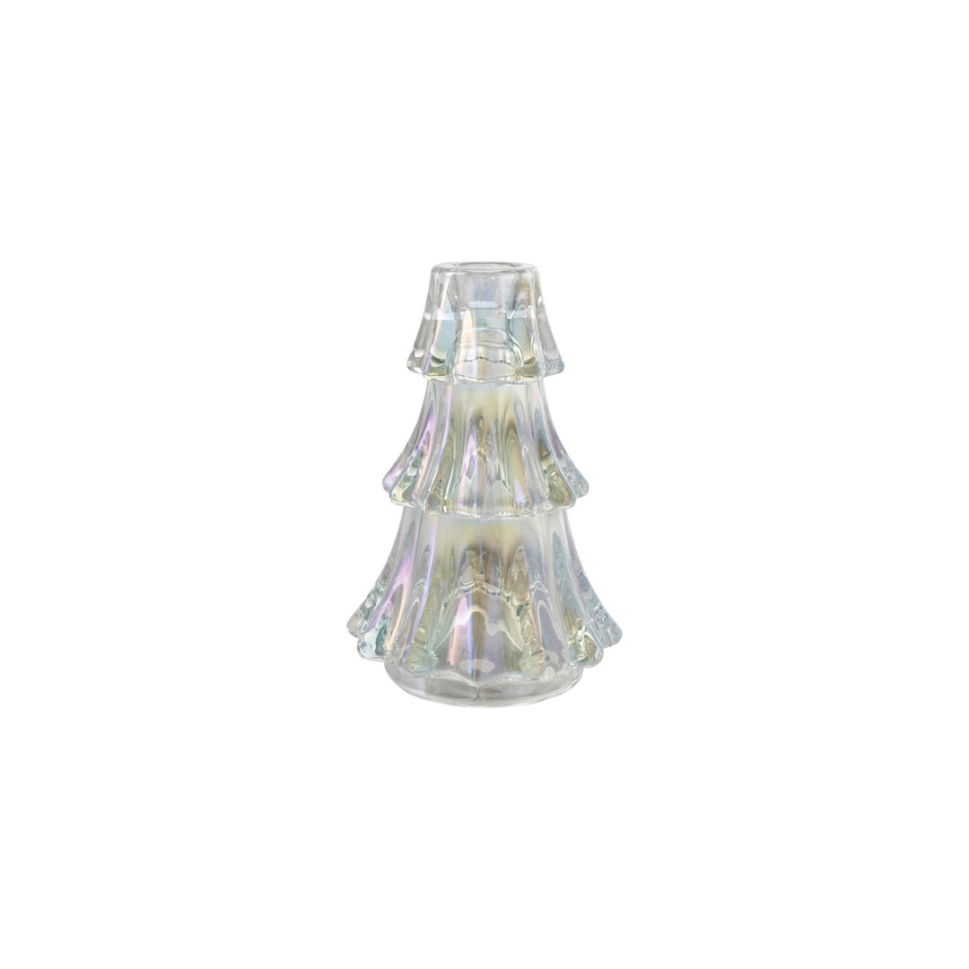 Glass Tree Shaped Taper Holder