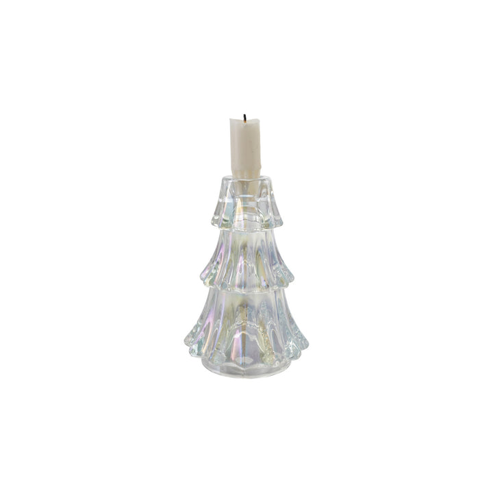 Glass Tree Shaped Taper Holder, view 2