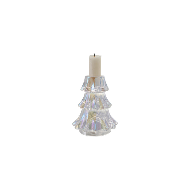 Glass Tree Shaped Taper Holder, view 5