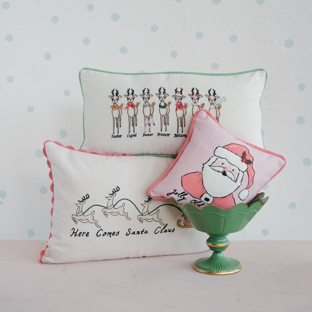 Jolly Old St. Nick Santa Pillow, view 3