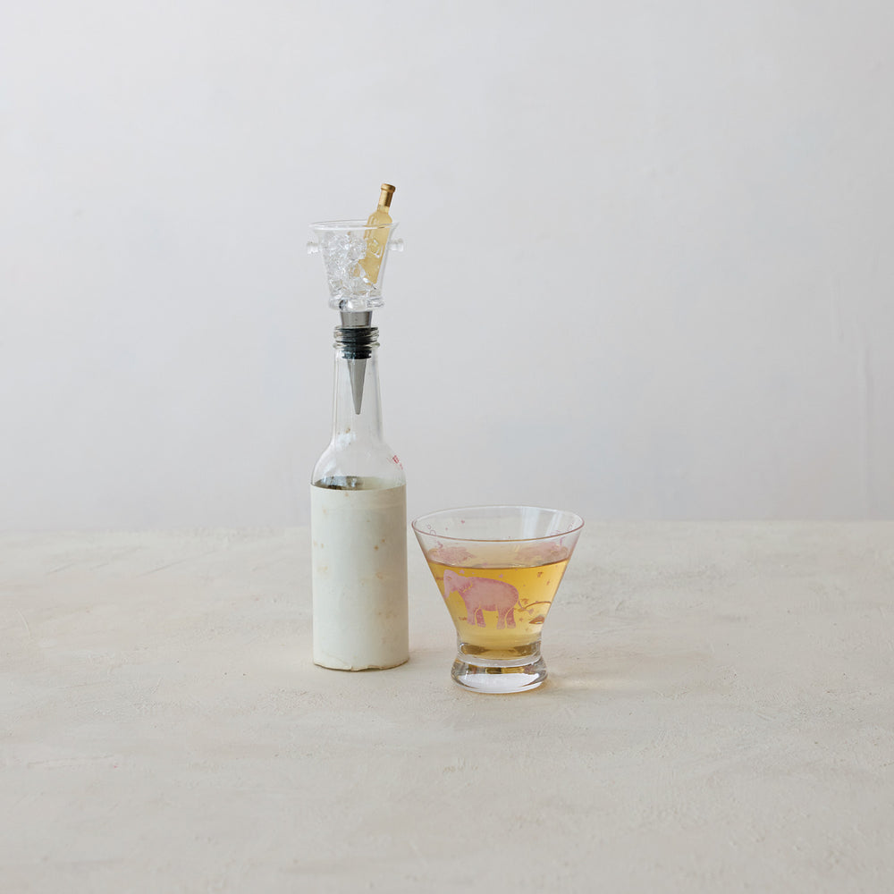 Champagne Bucket Bottle Stopper, view 2