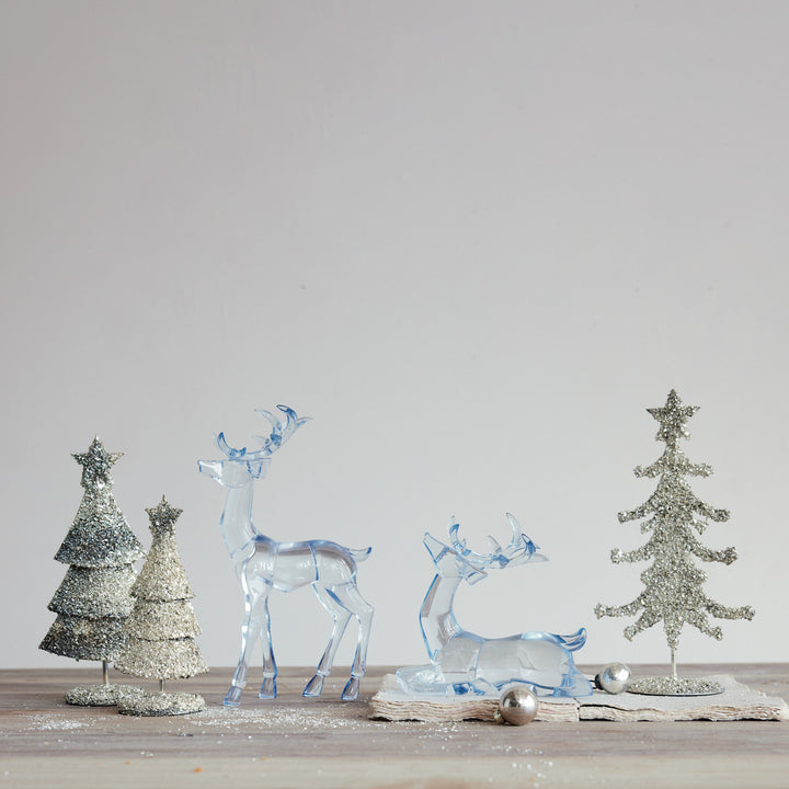 Acrylic Standing Deer, Blue, view 2