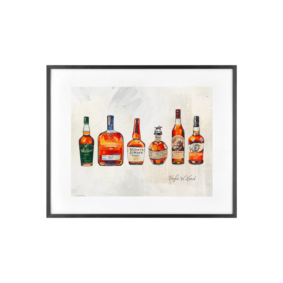 "Abstracted bourbon collage" (PRINT): 11x14 - Something Splendid Co.