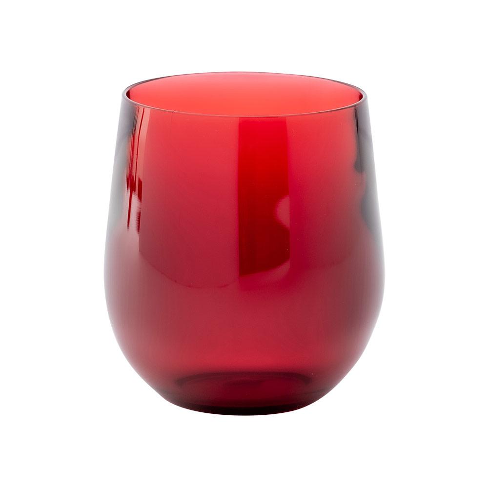 Acrylic 12oz Tumbler Glass | Cranberry - Something Splendid Co.