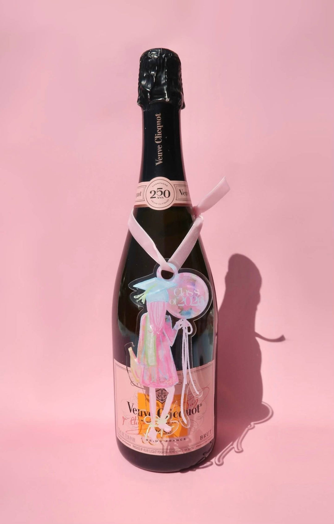 Acrylic Graduation Girl Ornament / Bottle Charm - Something Splendid Co.