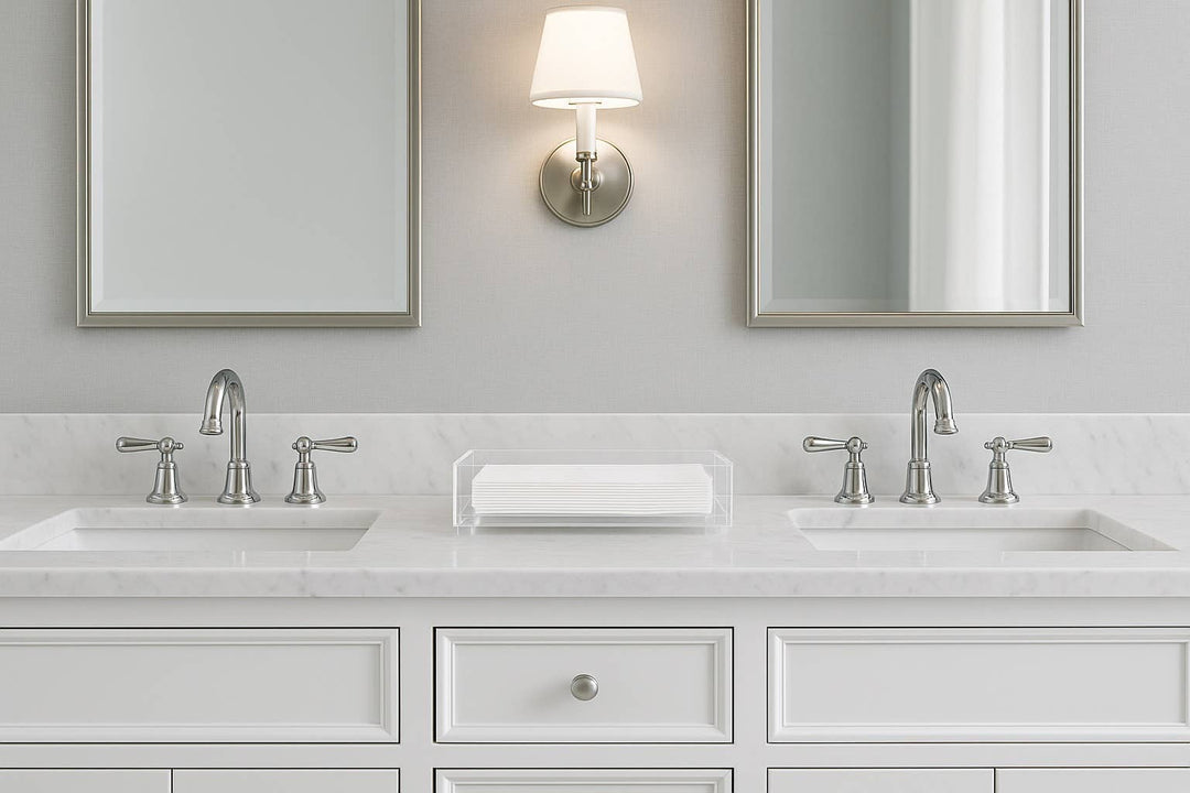 Acrylic Guest Towel Napkin Holder - Something Splendid Co.