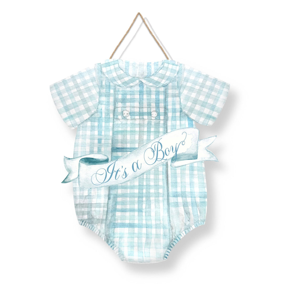 Acrylic It's A Boy Door Hanger - Something Splendid Co.