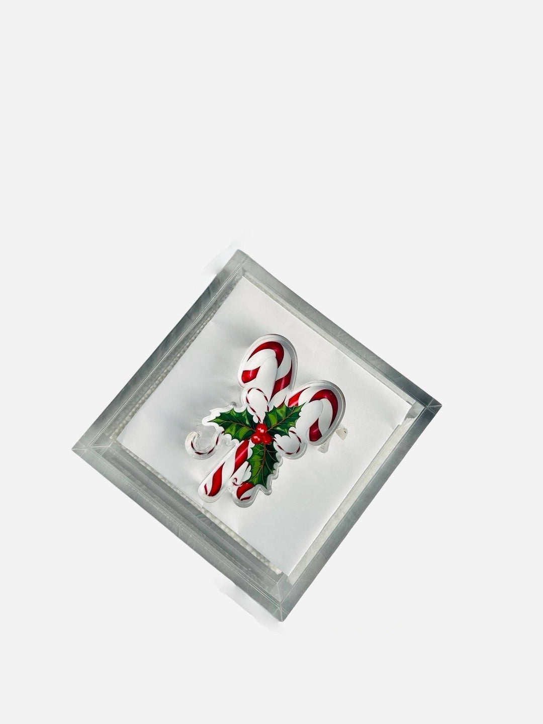 Acrylic Napkin Weight, Candy Cane - Something Splendid Co.