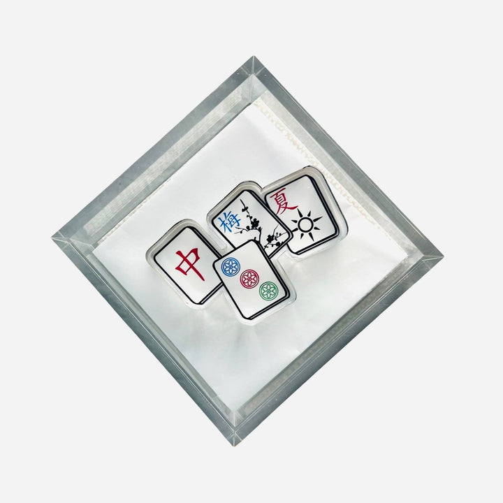 Acrylic Napkin Weight, Mahjong - Something Splendid Co.
