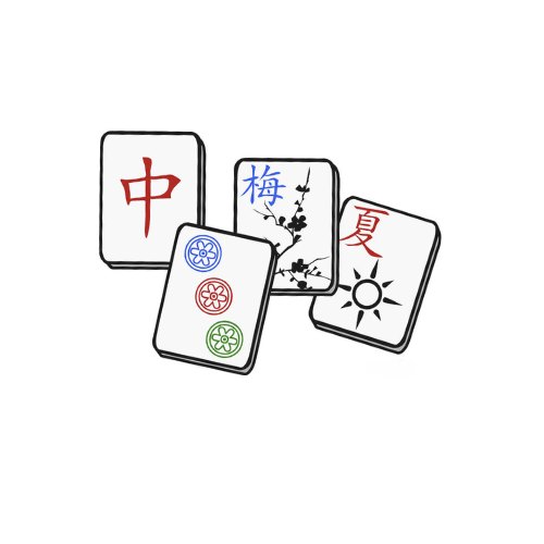 Acrylic Napkin Weight, Mahjong - Something Splendid Co.