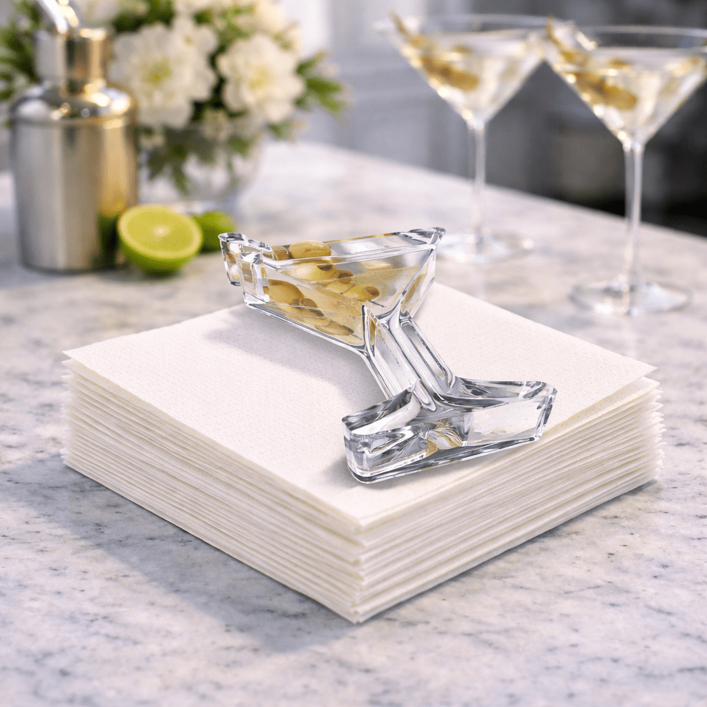 Acrylic Napkin Weight, Martini - Something Splendid Co.