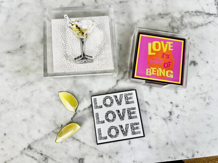 Acrylic Napkin Weight, Martini - Something Splendid Co.
