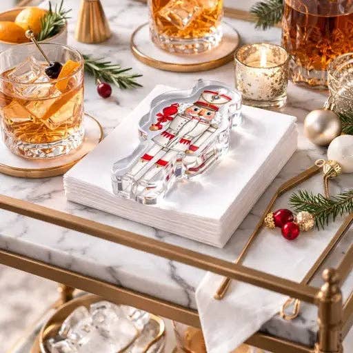 Acrylic Napkin Weight, Nutcracker - Something Splendid Co.