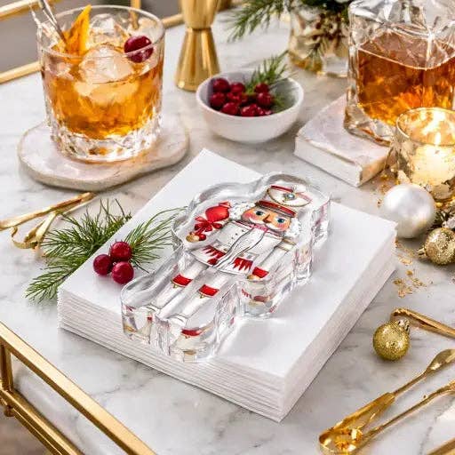 Acrylic Napkin Weight, Nutcracker - Something Splendid Co.