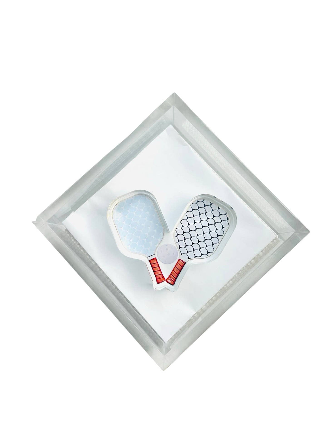 Acrylic Napkin Weight, Pickleball - Something Splendid Co.