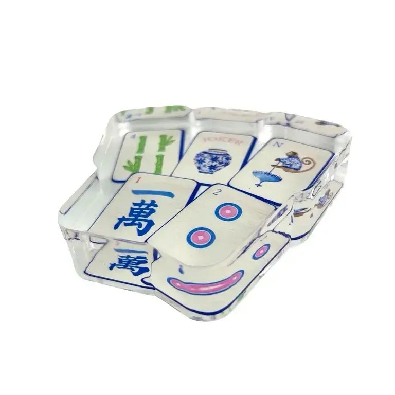 Acrylic Napkin Weight, Preppy Mahjong - Something Splendid Co.