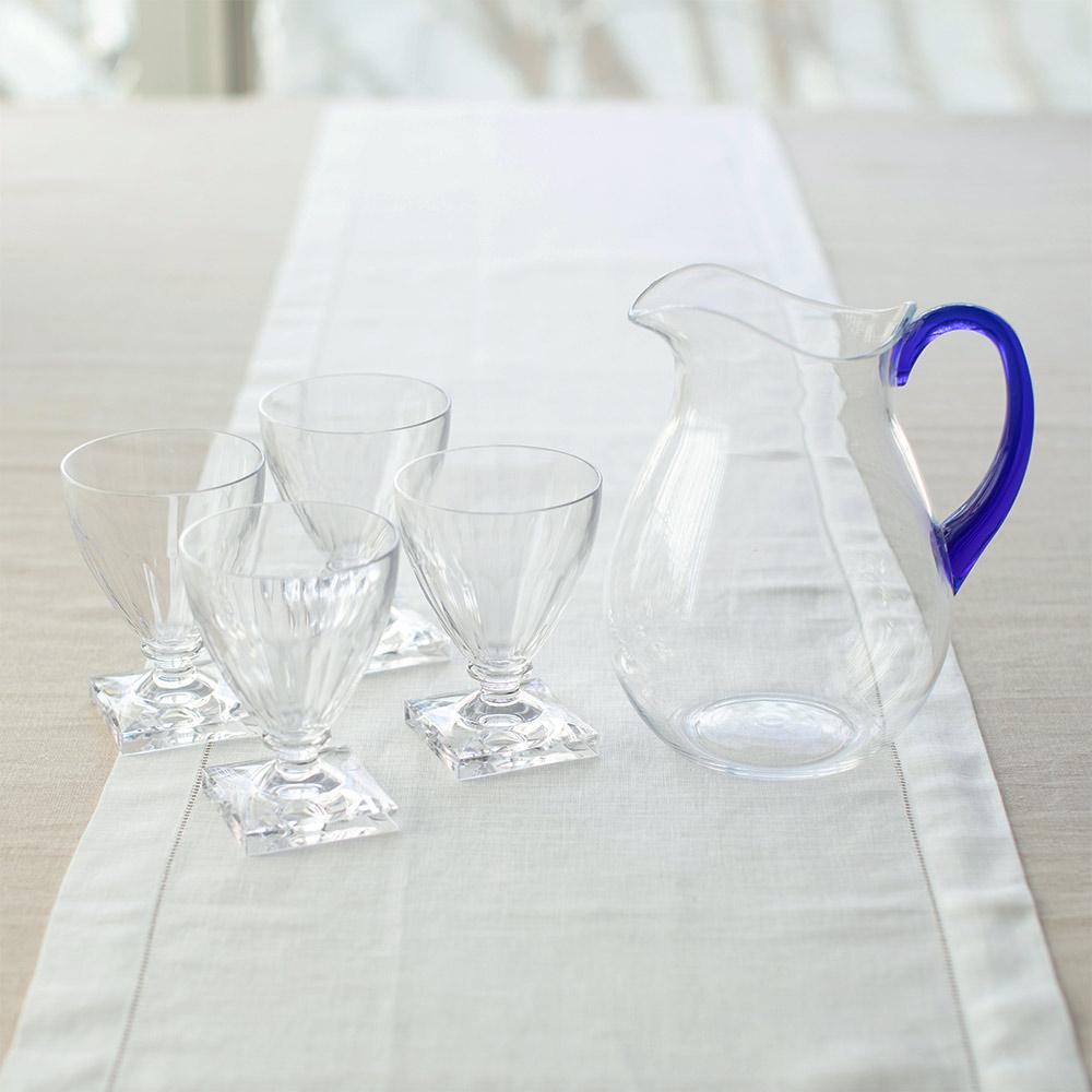 Acrylic Pitcher with Cobalt Handle - Something Splendid Co.