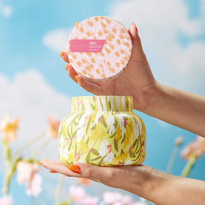 Aloha Orchid Pattern Play Signature Candle - Something Splendid Co.