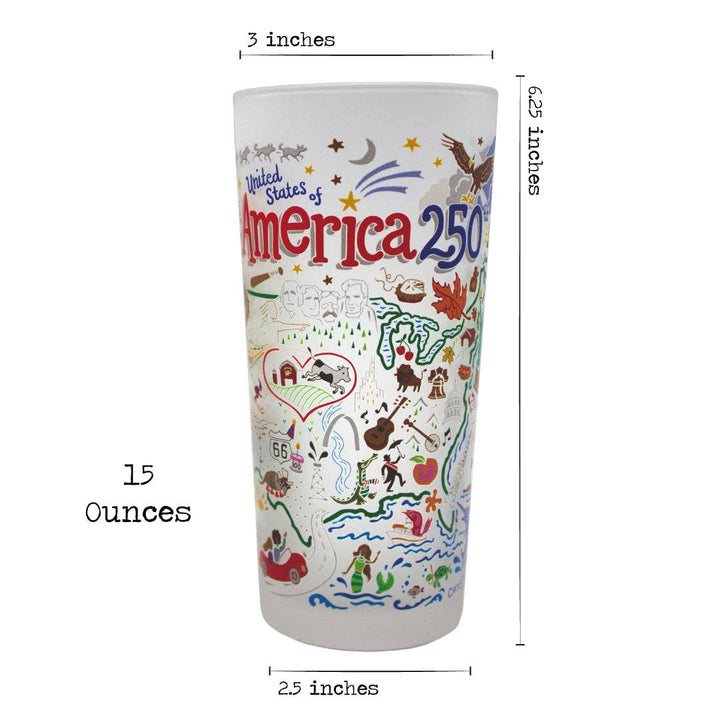 America 250 Drinking Glass - Something Splendid Co.
