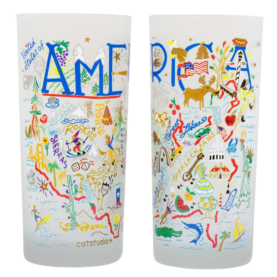 America Drinking Glass - Something Splendid Co.