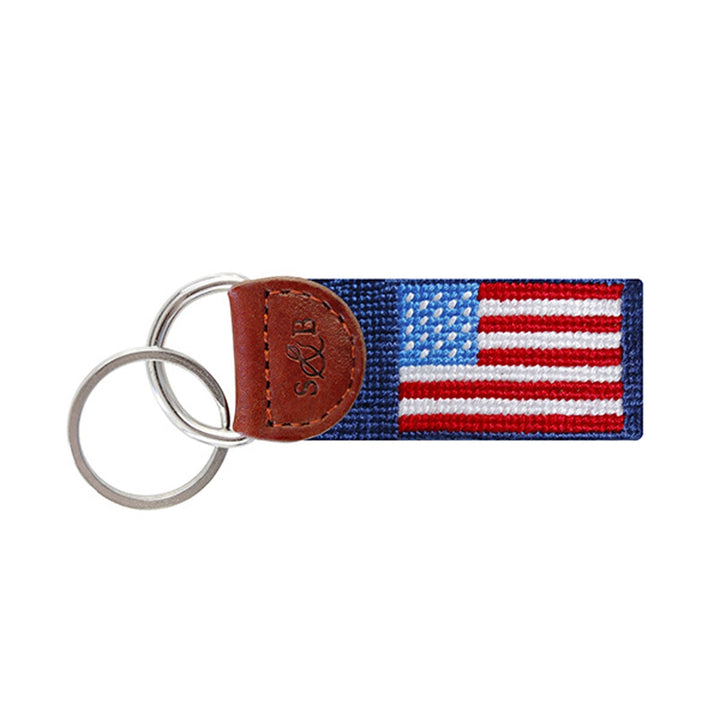 American Flag Key Fob - Classic Navy - Something Splendid Co.