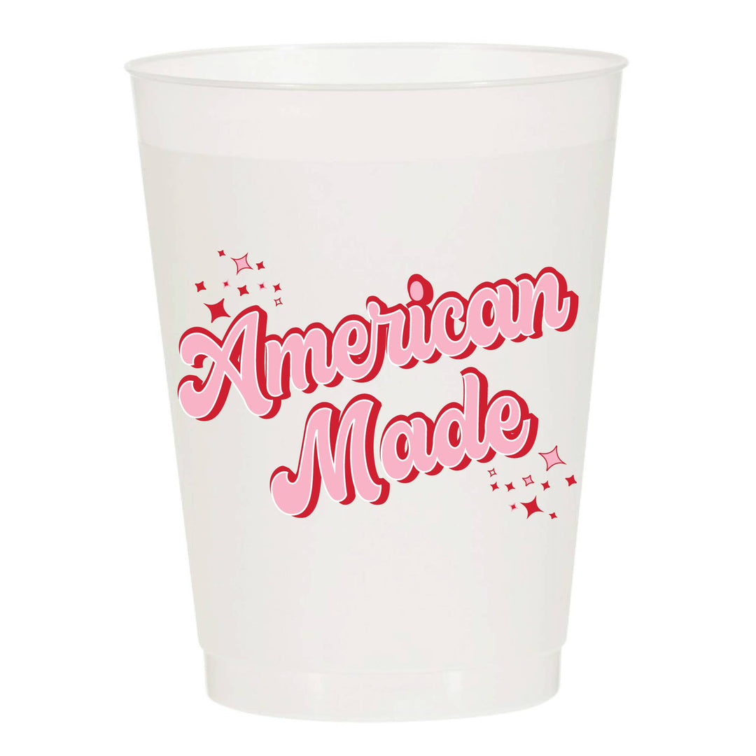American Made Pink - Frosted - Patriotic - Something Splendid Co.