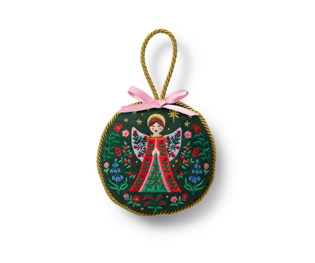 Angel Embroidered Ornament - Something Splendid Co.