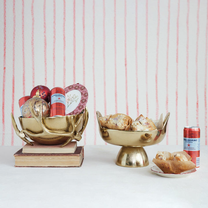 Antler Serving Stand with Removable Bowl, Set of 2 - Something Splendid Co.