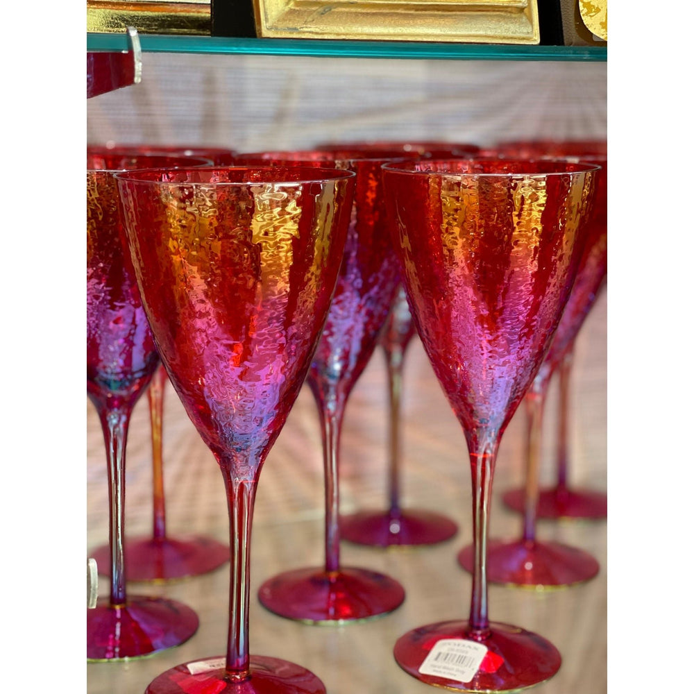 Aperitivo Red Wine Glass | Luster Red - Something Splendid Co.